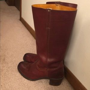 FRYE Boots - Burnt Red - SZ 8 Womens